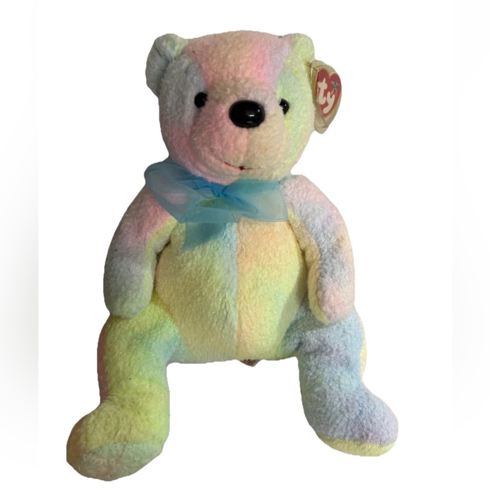 Ty Large Plush Beanie baby Buddy - Mellow the Bear  MWMT